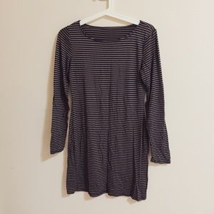 Stripped T-shirt dress / S